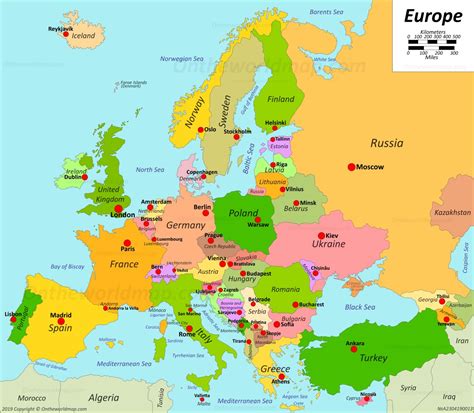 Capital Cities of Europe .